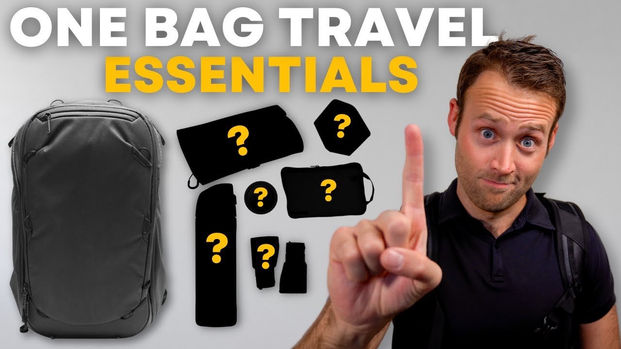 Don’t Forget These 24 One Bag Travel Essentials in 2024 (Packing Tips)